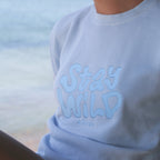 Baby Blue Stay Wild Crew