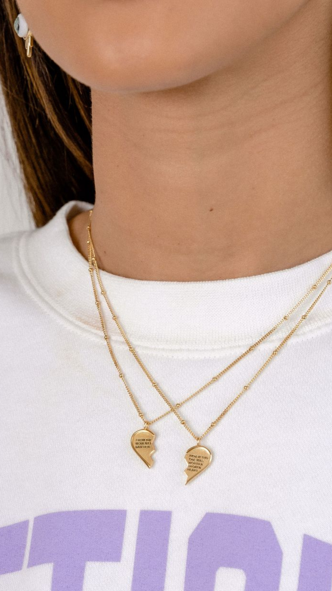 Broken Heart - Pendant Set