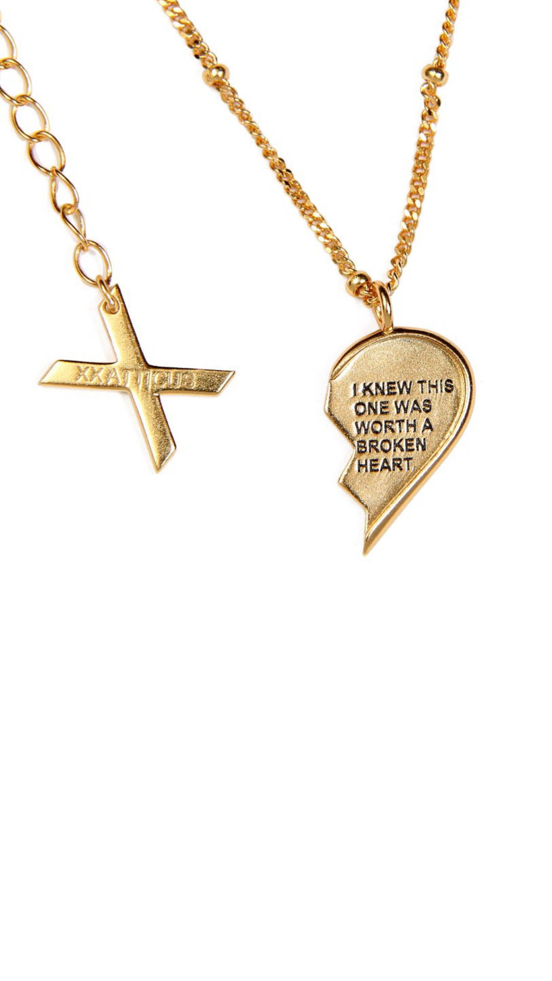 Broken Heart - Pendant Set