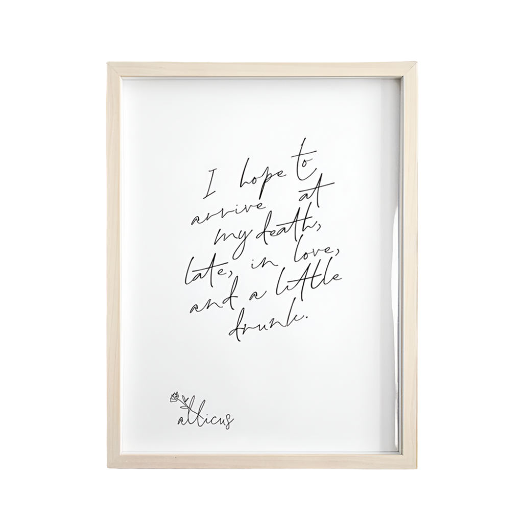 Late in Love - Print (8"x10")
