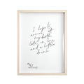 Late in Love - Print (8"x10")