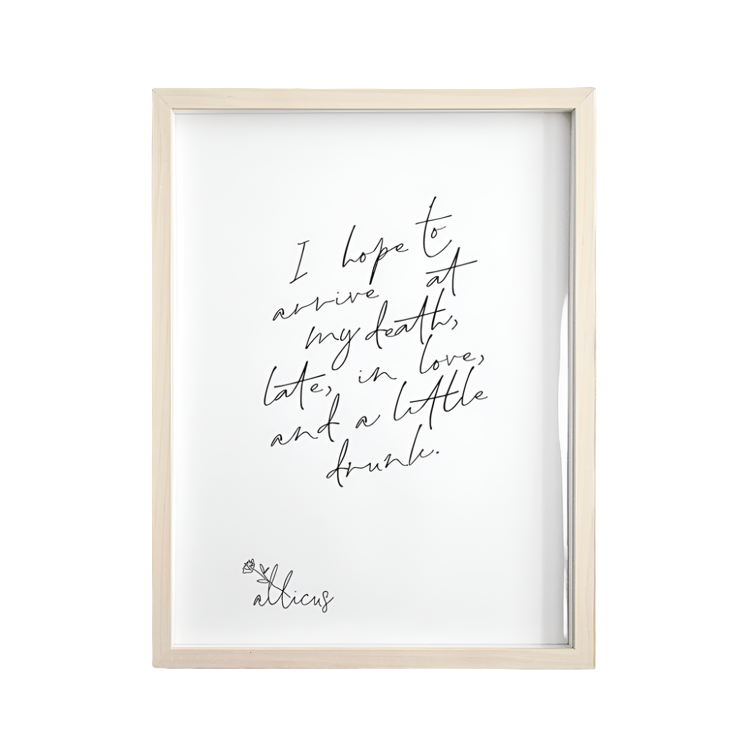 Late in Love - Print (8"x10")