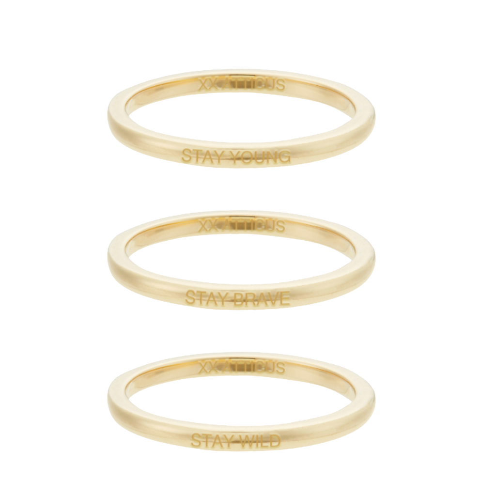 Stay Stacked Rings