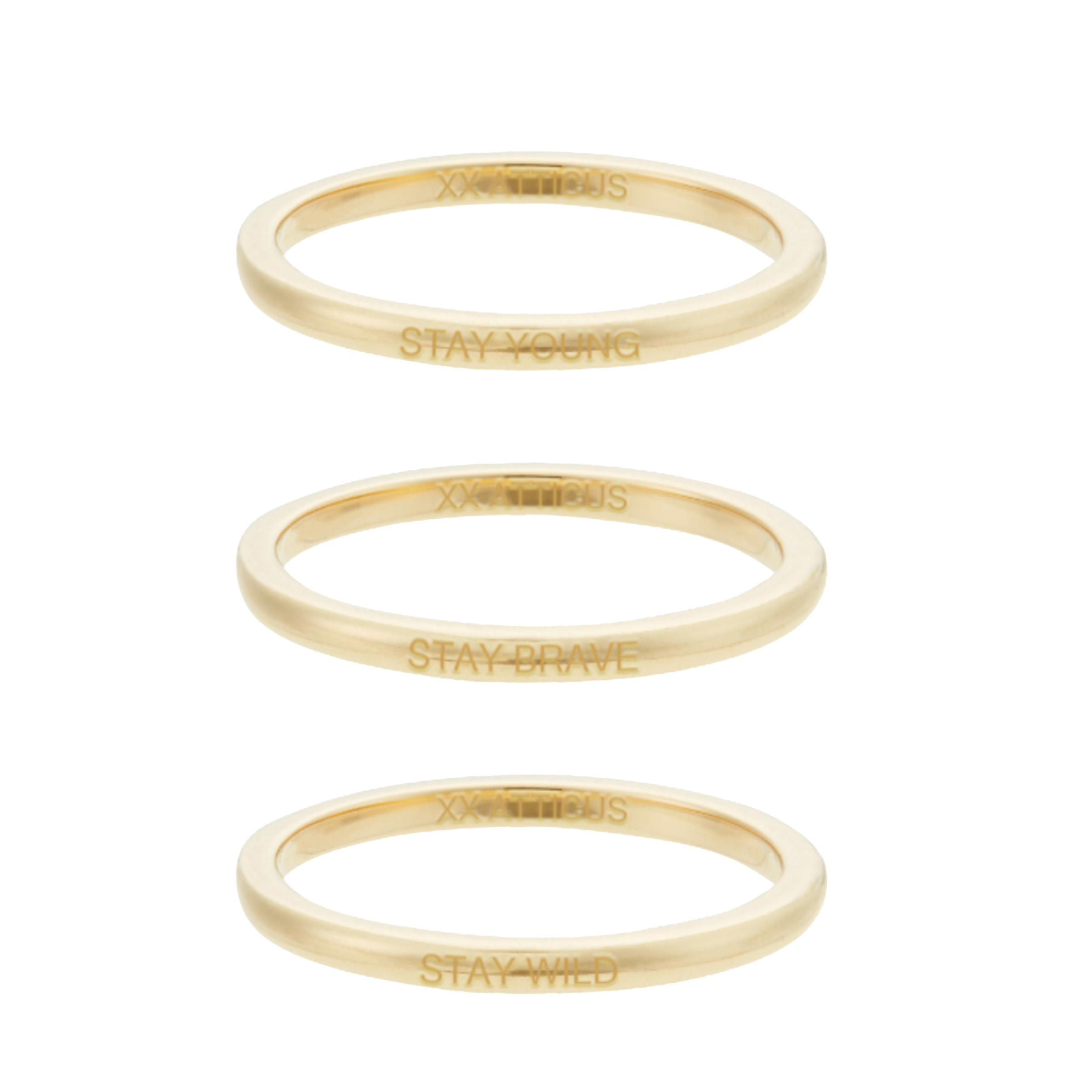 Stay Stacked Rings