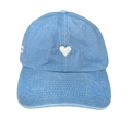 Light Blue Heart Hat