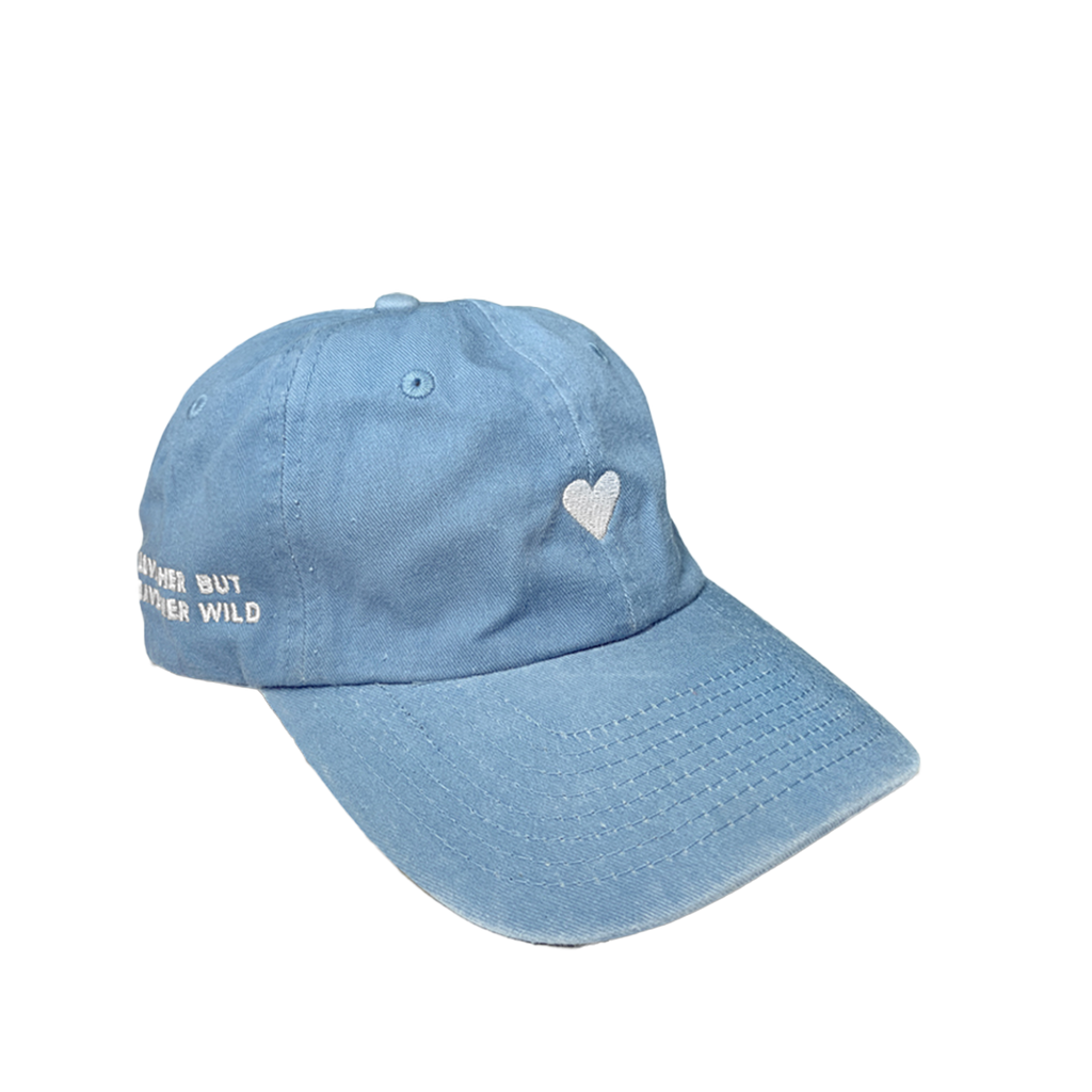 Light Blue Heart Hat