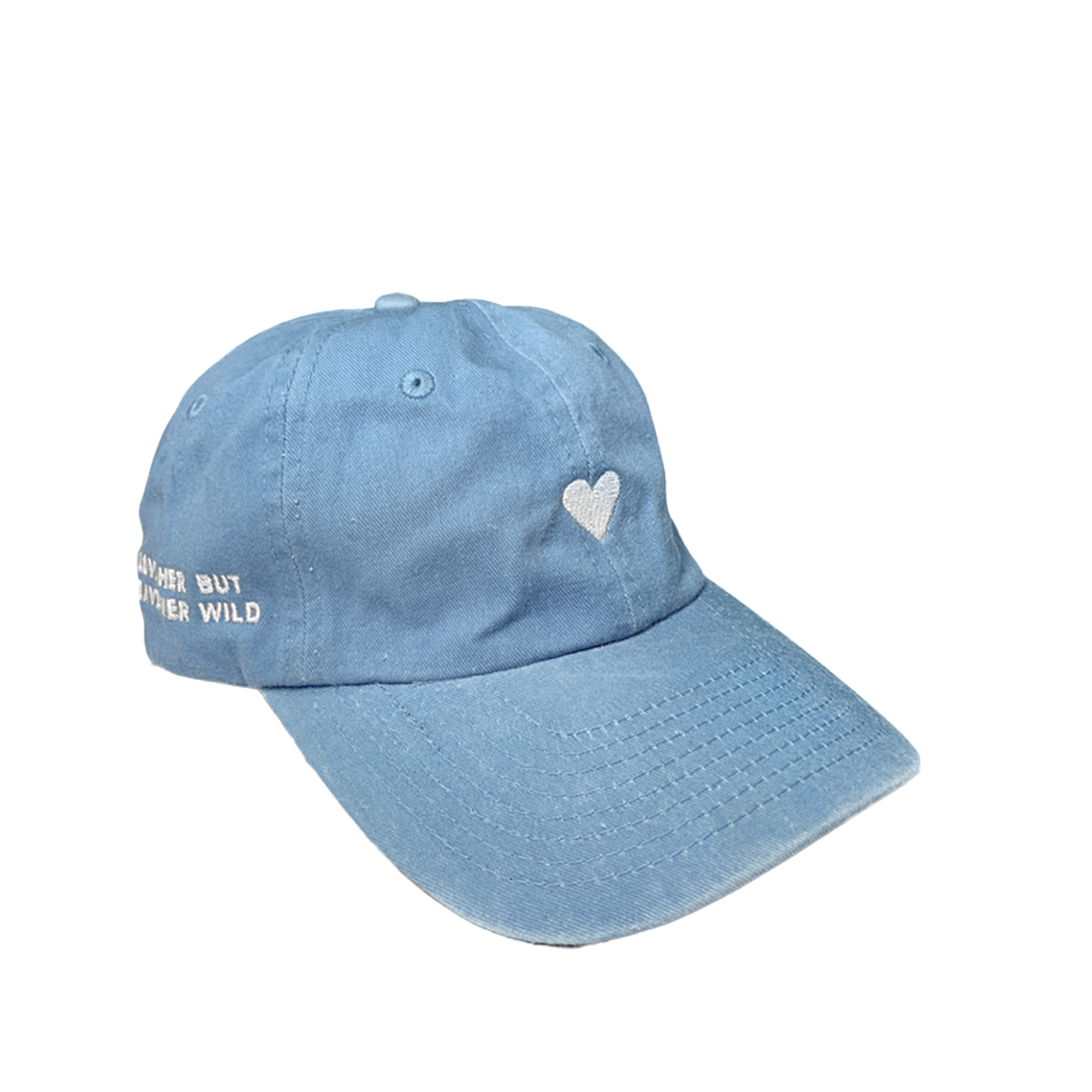 Light Blue Heart Hat