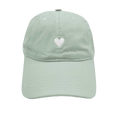 Heart Hat in Mint
