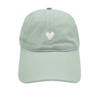 Heart Hat in Mint
