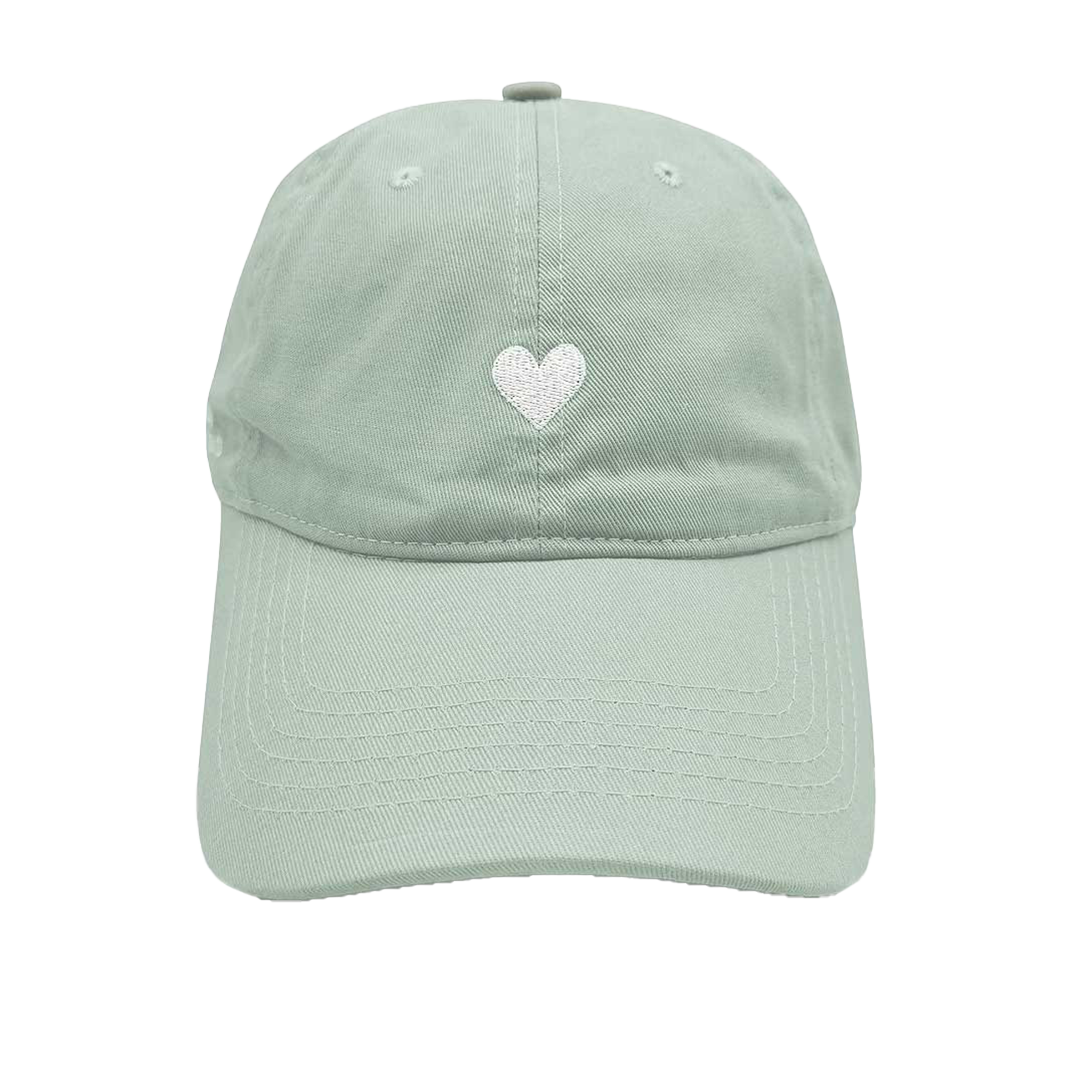 Heart Hat in Mint