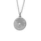 Searching for Truths - Layered silver coin necklace