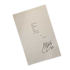 "Your Beautiful" Signed Typewriter Poem