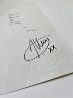 "Your Beautiful" Signed Typewriter Poem