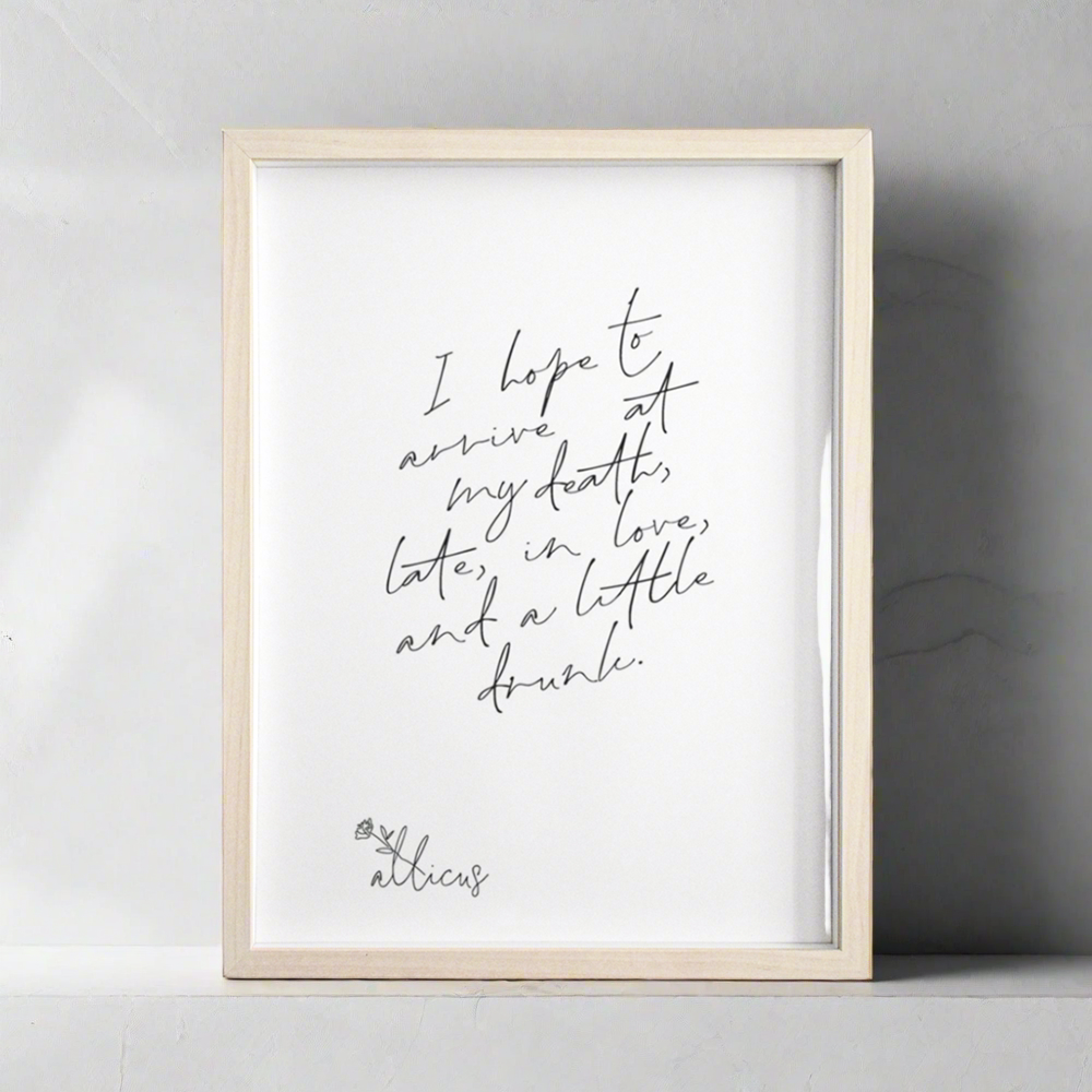Late in Love - Print (8"x10")