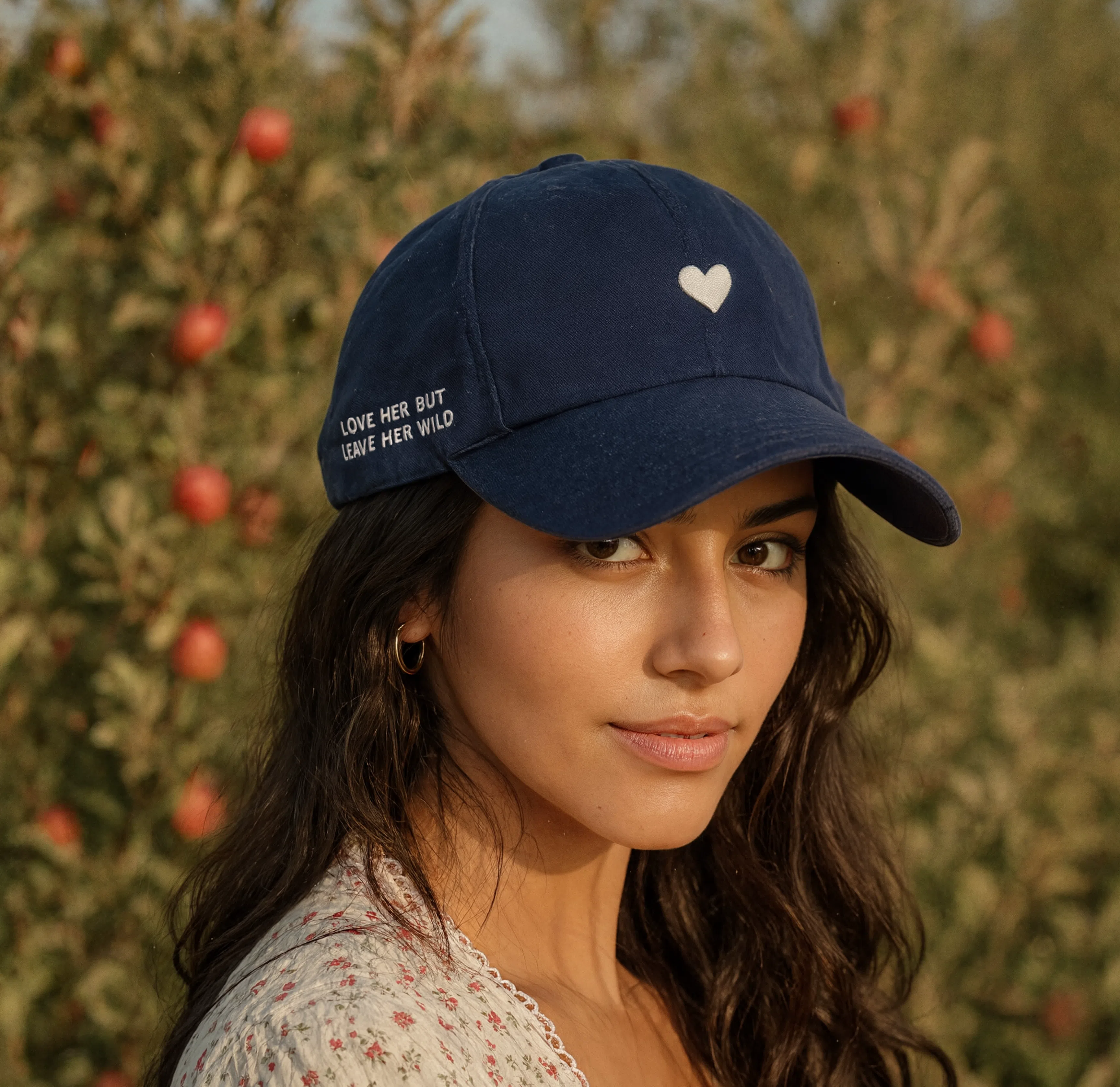 Royal Blue Heart Hat