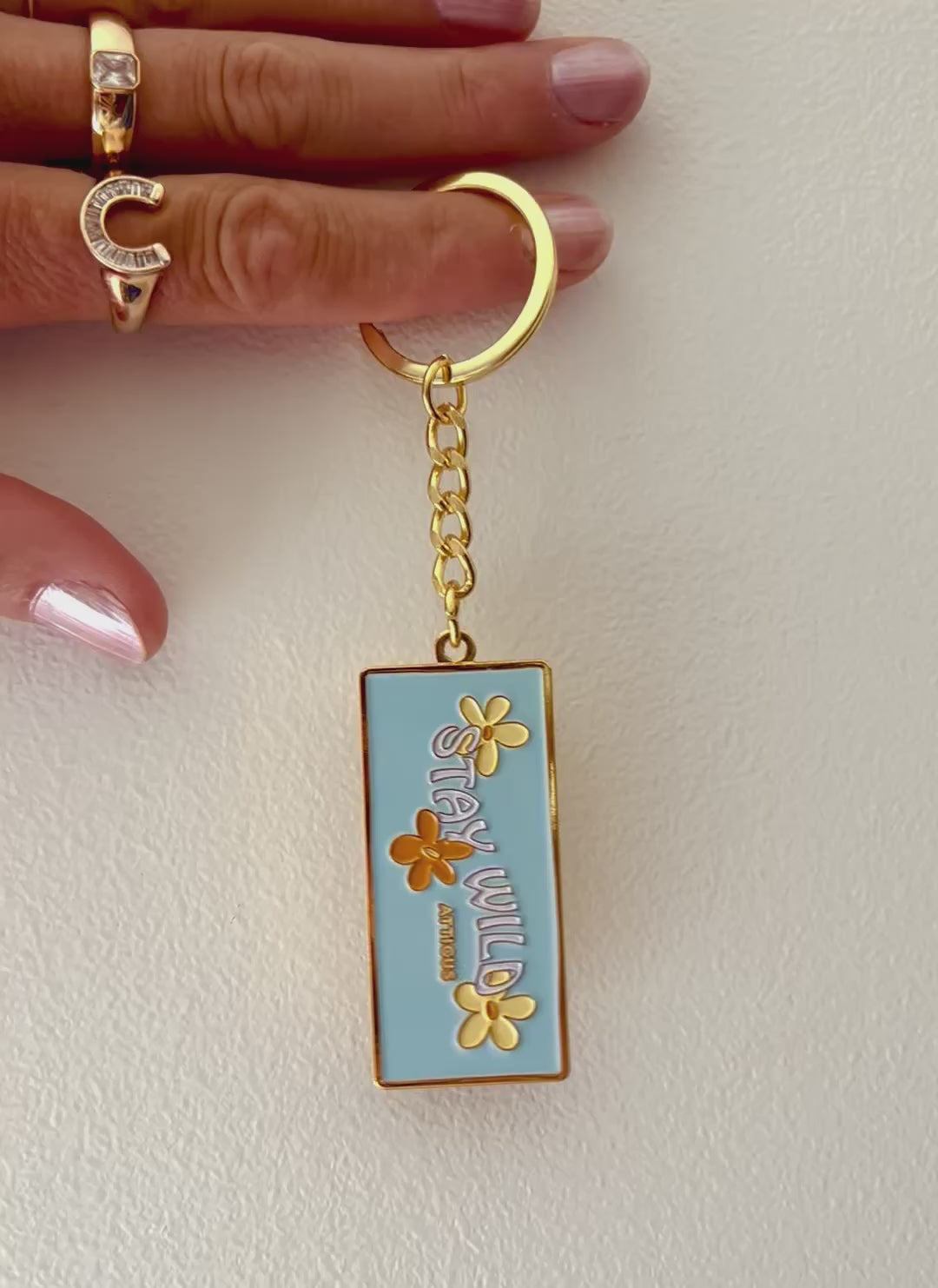 Stay Wild Keychain