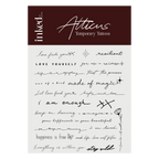 Inked by Dani x Atticus: Inner Voice Temporary Tattoo Set