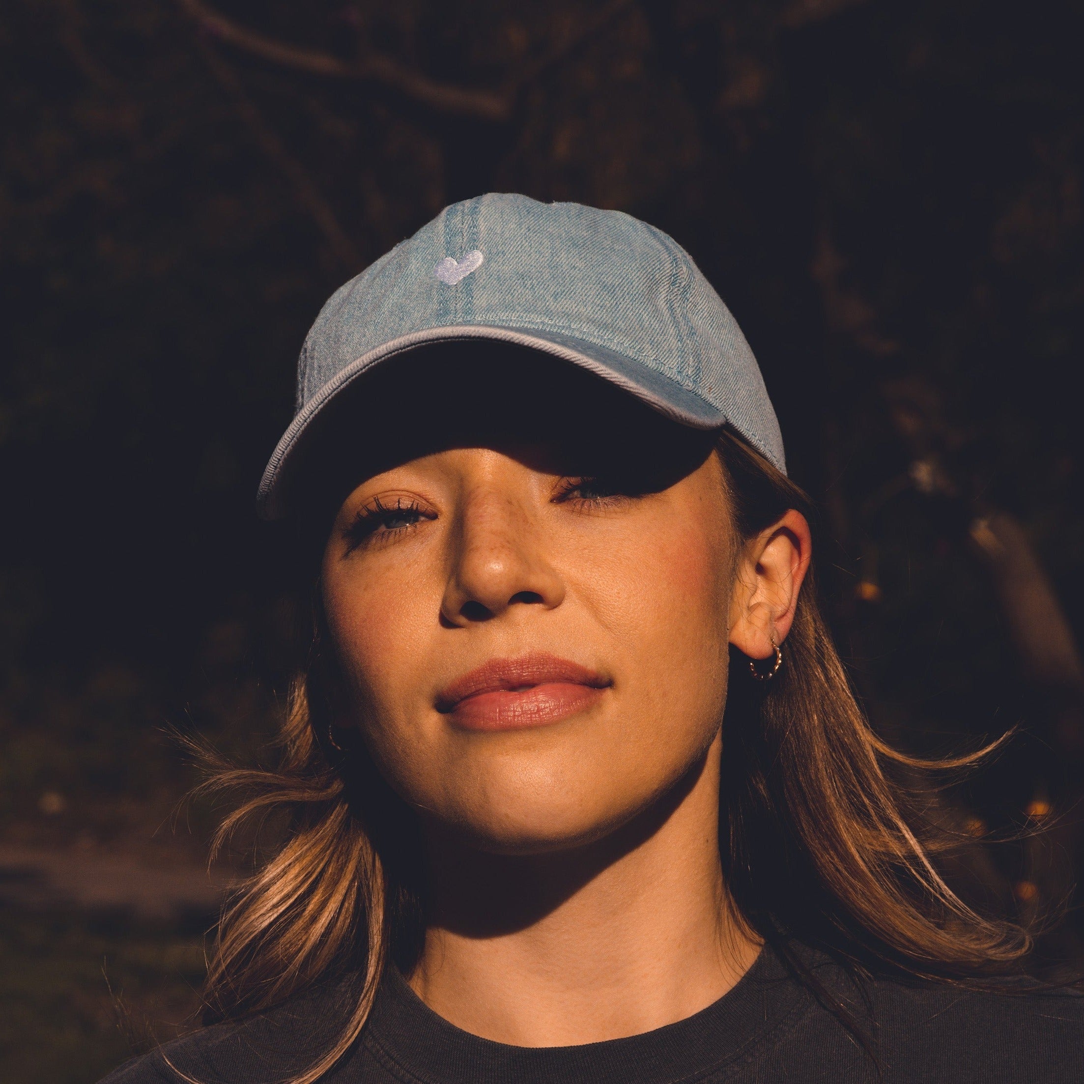 Heart - Denim Dad Hat - Lifestyle 5