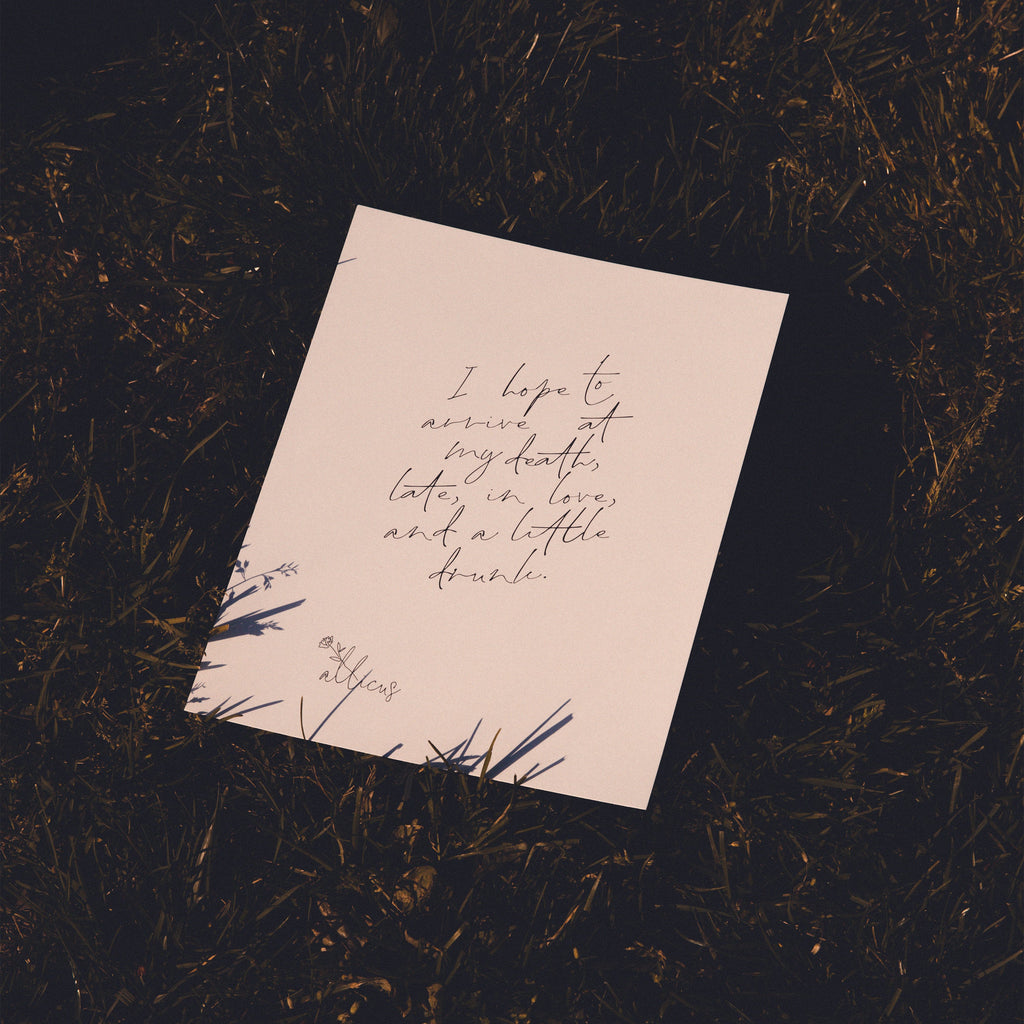 Late in Love - Print (8"x10") - Lifestyle 2