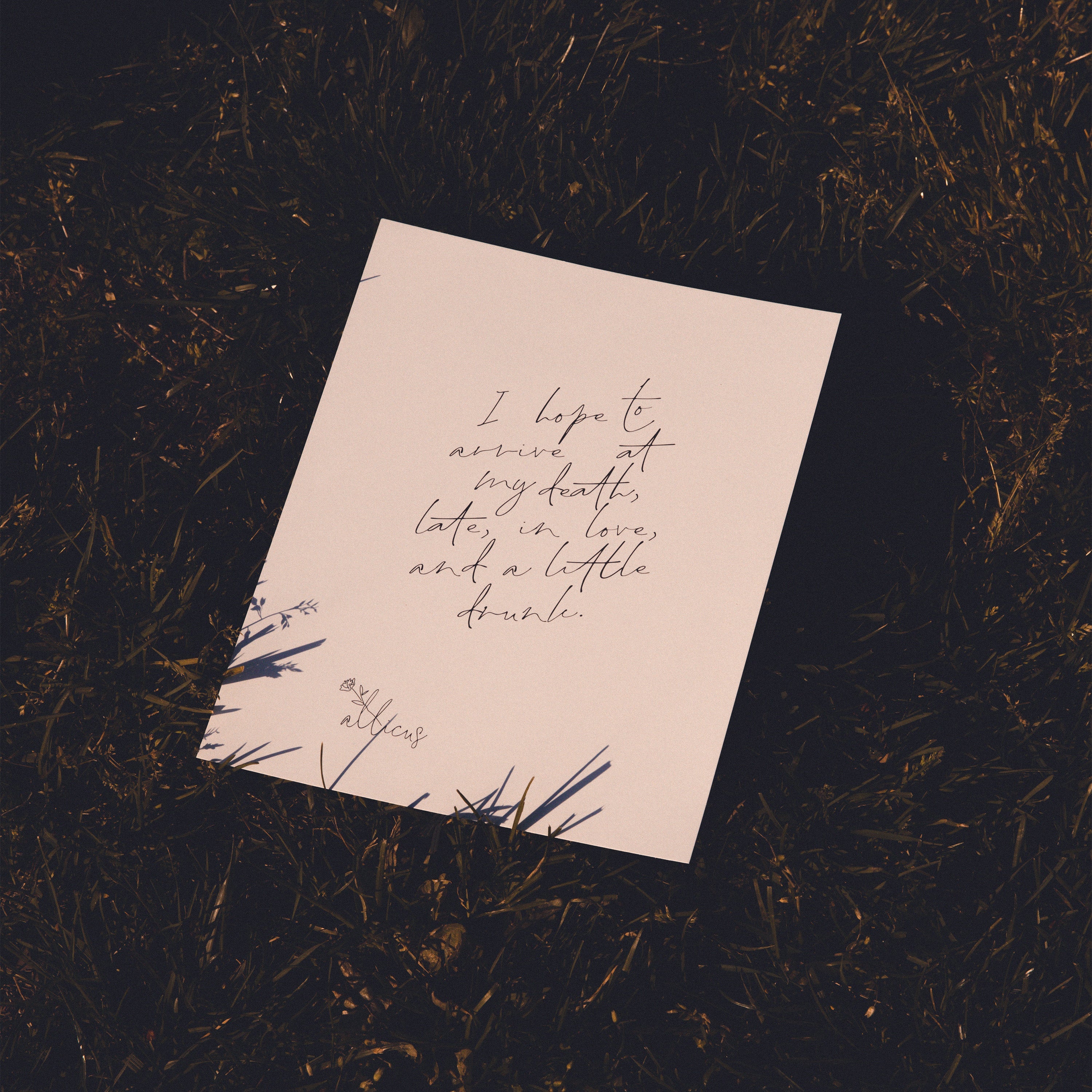 Late in Love - Print (8"x10") - Lifestyle 2