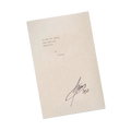 "Beautiful Chaos" Typed + Signed Poem