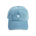 Denim Heart Hat