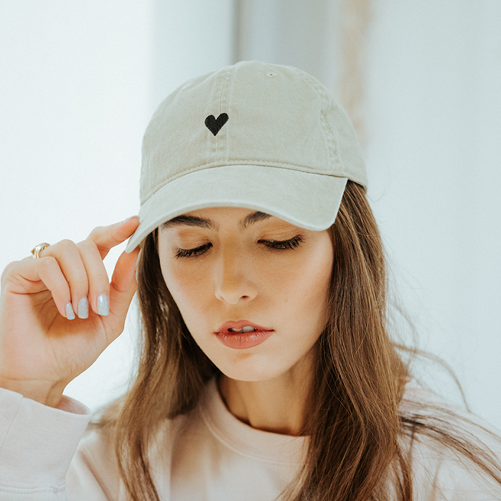 Heart - Dad Hat - Model