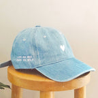 Heart - Denim Dad Hat - Lifestyle 4