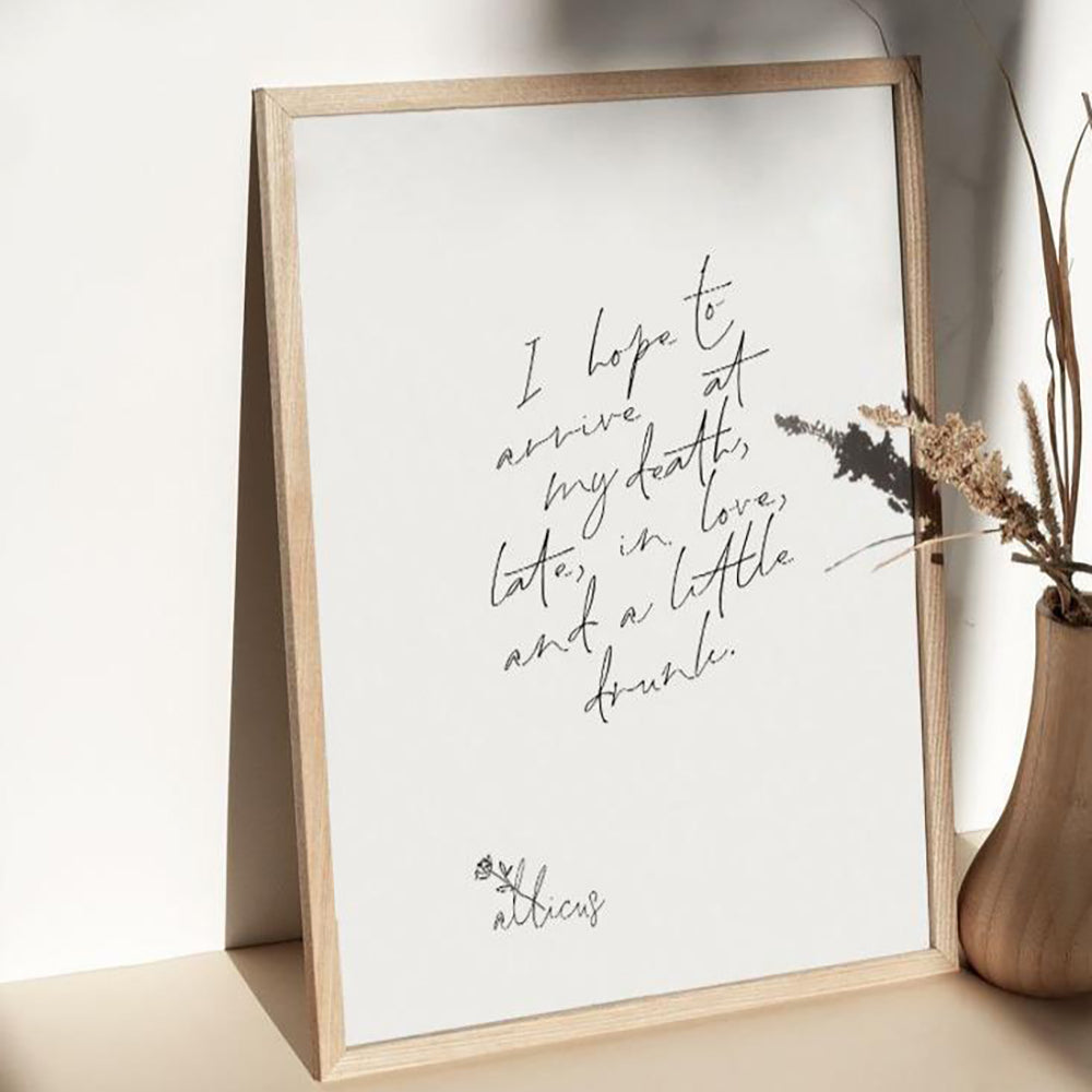 Late in Love - Print (8"x10") - Lifestyle
