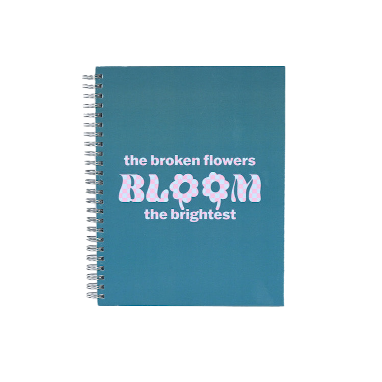 Groovy Broken Flowers Notebook