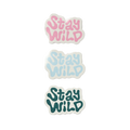 Groovy Stay Wild Sticker 3-Pack