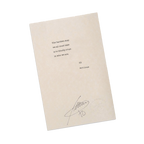 "Trust" Typed + Signed Poem