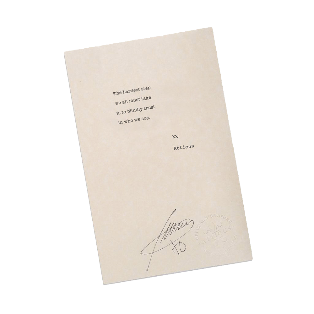 "Trust" Typed + Signed Poem